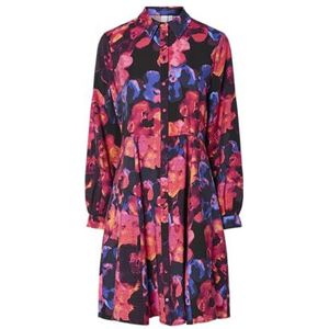 Yas - Kaya - Korte Jurk - Met Lange Mouwen - All-over Patroon