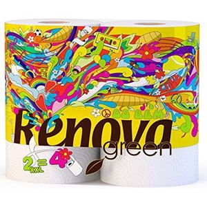 Renovagreen 100 Procent Recyclebaar Papier Xxl Handdoek 2 Stuk