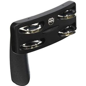 Meinl Percussion Heel Tambourine – voettamboerijn voor bevestiging aan de hiel - Cajon Add-ons/Cajon accessoires - stalen schachten, Siam eiken, zwart (HTA)