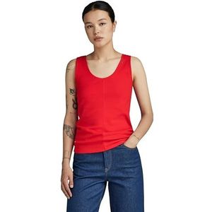 G-STAR RAW Front Seam Tanktop, Rood (Dk Scarlet D24521-d275-2675), XS