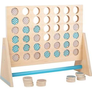 Small Foot - Houten Spel Four in a Row XXL, 43dlg | Leeftijd 4+ | Speelplezier voor groot en klein