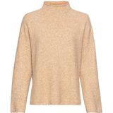 Camel Active - Gebreide Coltrui - Camel - Polyester/Wol/Elastaan