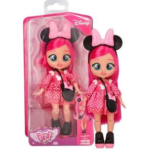 BFF BY CRY BABIES Disney Minnie Mouse verkleedpop, BFF-pop, speelgoed, cadeau voor meisjes en jongens vanaf 3 jaar