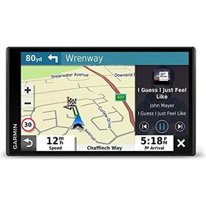 GARMIN DriveSmart 65, Live Traffic, Navigatiesysteem Auto, Live Verkeers- en Kaartupdates, Europa, Amazon Alexa