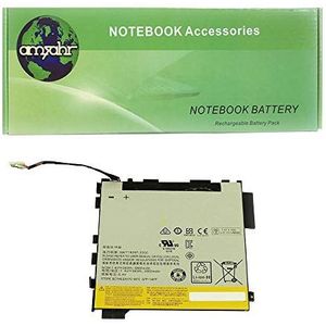 amsahr L13M2P23-02 Vervangende batterij voor Lenovo MIIX 211-TAB, 2 11, 2ICP5/66/125, 121500233 Zwart
