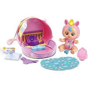 VTech 80-518172 Little Love Lilou gaat overal naartoe – Educatief Speelgoed – met Schattige Tas & Baby Bedje – 1 tot 6 jaar