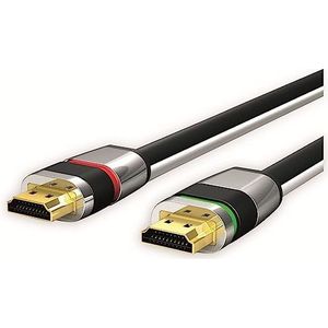 PureLink ULS1000-015 Ultimate Serie HDMI High-Speed Ethernet-kabel (1,5 m, Ultimate-Lock-System, vergrendelbaar, 4K, 3D), zwart