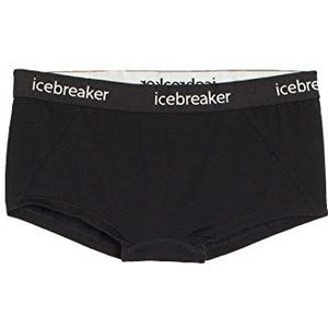 Icebreaker Culottes Sprite Dames - Merino Wol Ondergoed - Black, XS