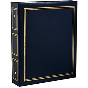 Arpan Fotoalbum, groot, zelfklevend, 40 vellen/80 pagina's, blauw, 28,5 x 23 x 5,5 cm