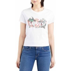 Levi's dames t-shirt The Perfect Tee, Batwing Fill Hummingbird Tee White, XS