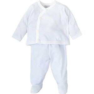 BABIDU Kinderset met lange mouwen T-shirt en effen kleur beenkappen, lichtblauw, 6 maanden, uniseks baby, Lichtblauw, 6 Maanden