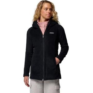 Columbia Benton Springs Ii Long Hoodie Fleecejack voor dames, Zwart, M