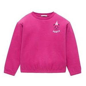 TOM TAILOR Sweatshirt voor meisjes en kinderen, 30601 - Pure Magenta, 104/110 cm