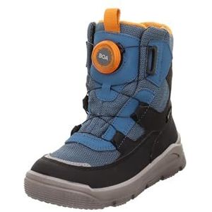 Superfit Mars Sneeuwlaarzen voor jongens, Blauw Oranje 8000, 27 EU Schmal