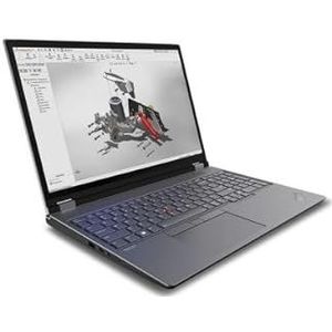 Lenovo THINKPAD P16 Gen 2 Workstation Mobile 16"" WQXGA i9-13980HX 2,2 GHz RAM 32 GB SSD 1.000GB M.2 NVMe-NVIDIA RTX 2000 8GB-WI-FI 6E-Win 11 Prof grijs (21FA000AIX) Merk