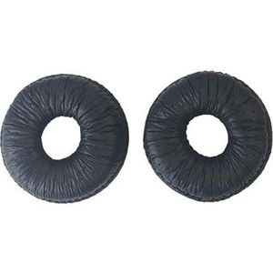 Draadloze hoofdtelefoon met oorkussens van kunstleer, compatibel met communicatieapparatuur, ideaal voor professioneel gebruik en entertainment.