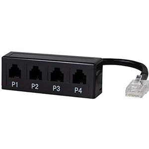 2direct GmbH Logilink 4 - Modulaire adaptersplitterpoorten 1 * R45/4 * Rj11,MP0036