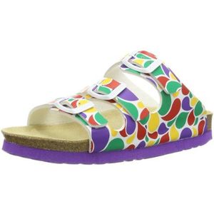 Dr. Brinkmann 500178 Uniseks kinderklompen en slippers, meerkleurig Viola Multi 0, 36 EU Smal