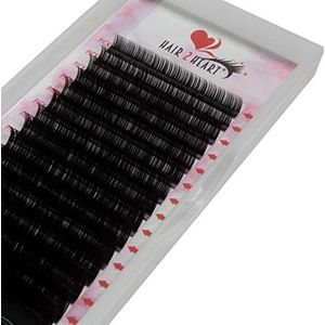 hair2heart Nepwimpers, valse wimpers, B-krul 0,05, 13 mm