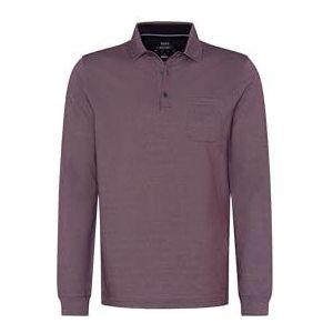 BRAX Style Pharell J Easy Care Jacquard pullover voor heren in stijl Pharell J, grape, XS