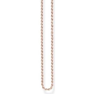 Thomas Sabo KE1348-415-12-L50 Halsketting zonder hanger, roségoud, verguld, 50 cm