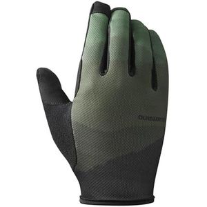 SHIMANO Unisex Adult Trailhandschoenen Handschoenen, Groen, One Size