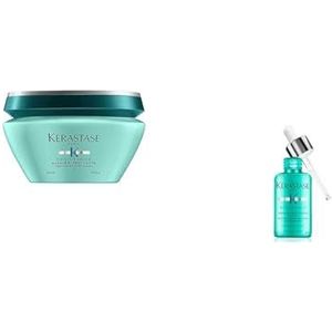 Kerastase RESISTANCE EXTENTIONISTE masque 200 ml & Kérastase Résistance Serum voor hoofdhuid en beschadigd, lang haar, serum-extentioniste, 50 ml