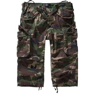 Brandit 2003-10-S Shorts, camouflagekleur (Camo Del Neopolado), S heren, Camouflagekleur (Camo Del arbolado), S