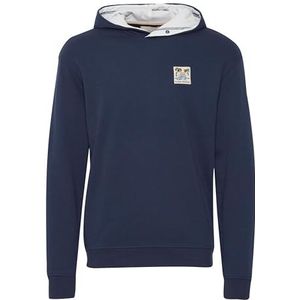 BLEND - Hoodie - Blauw - Sweatshirt - 60% Katoen - 40% Polyester