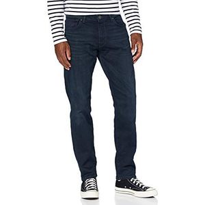 SELECTED HOMME Heren Straight Fit Jeans Donkerblauw, Blue Black Denim., 31W / 30L