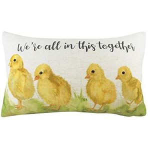 Evans Lichfield In dit samen polyester gevuld kussen, Multi, 30 x 50cm