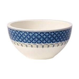 Villeroy & Boch Cas.Blu Dorina Bowl, Porselein, Blauw/Wit/Groen, 60 Liter