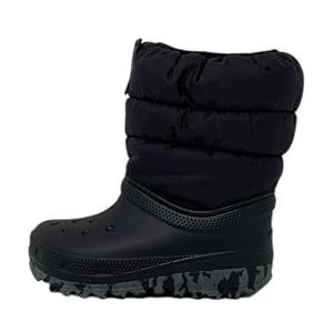 Crocs Classic Neo Puff Boot T, modieuze laarzen, zwart, 31 EU, Nero