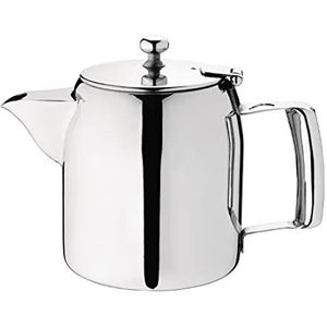 Olympia J322 Cosmos Theepot Roestvrij Staal 20oz Infuser, Zilver