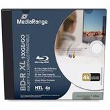MediaRange - MR520 - Optische Gegevensdrager - 1x - Blu-ray - 4x Schrijfsnelheid