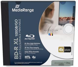 MediaRange - MR520 - Optische Gegevensdrager - 1x - Blu-ray - 4x Schrijfsnelheid