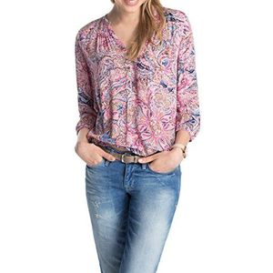 Esprit Regular Fit blouse voor dames met paisley - print