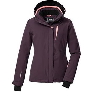 killtec - KSW 25 WMN SKI JCKT - Ski-jack - Prune - Met Afneembare Capuchon en Jupe Pare-neige