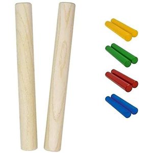 A-Star esdoornhouten claves, 20cm - 2st/paar - Handheld Rhythm Sticks, houten percussie-instrument