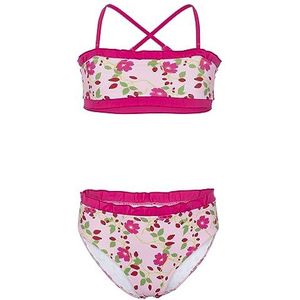 fashy Meisjesbikini, roze met bloemenprint, roze, 86 cm