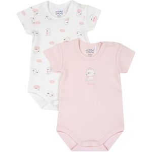 Chicco, Body voor pasgeborenen met korte mouwen, met comfortabele beenopening met knopen, van zachte stof, wasbaar in de wasmachine, babykleding/babykleding 0-24 maanden, geboortecadeau-idee, beige