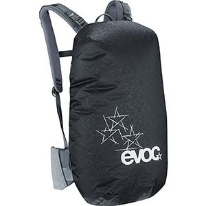 EVOC RAINCOVER SLEEVE Rugzak regenbescherming voor outdooractiviteiten, waterdichte rugzak beschermhoes (flexibele aanpassing aan de grootte door trekkoord, reflecterende druk, maat: M, L)