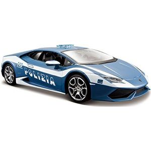 Maisto - Lamborghini Huracán Police - Realistisch schaalmodel 1:24, officiële licentie van Lamborghini en defensiediensten, aanbevolen leeftijd 3+ jaar
