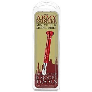 The Army Painter Miniature and Model Drill - Pin Vise Mini Drill Set with 3 Small Drill Bits for Plastic, Resin and Metal Miniatures - Pocket Sized Hand Drill Cordless Rotary Tool for Wargamers