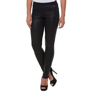 Calvin Klein Jeans Dames Peggy Coated Milano Legging, zwart (CK black 099), S