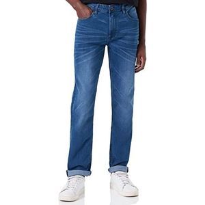 Blend Twister Straight Slim Fit Jeans voor heren, 200291/Denim Midden Blauw, 32W x 32L