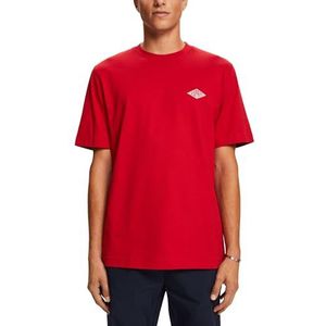 ESPRIT T-shirt voor heren, 610/dark red, S