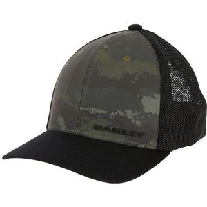 Oakley Heren Trucker 2 Baseball Cap (pak van 1), Groene borstel Camo, L