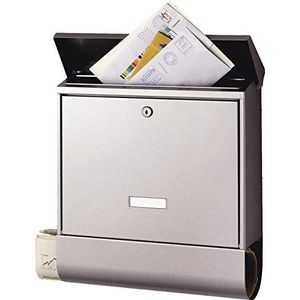Burg-Wächter - Seculine 2500 Ni - Brievenbus - Zilver - Roestvrij Staal