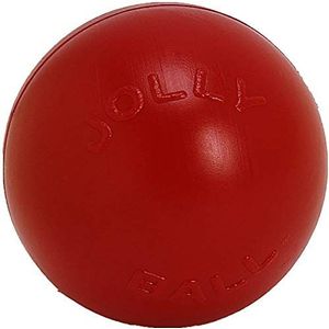Jolly Pets Push-n-Play hondenspeelgoed, bal, 35 cm, rood, 35 cm, extra large